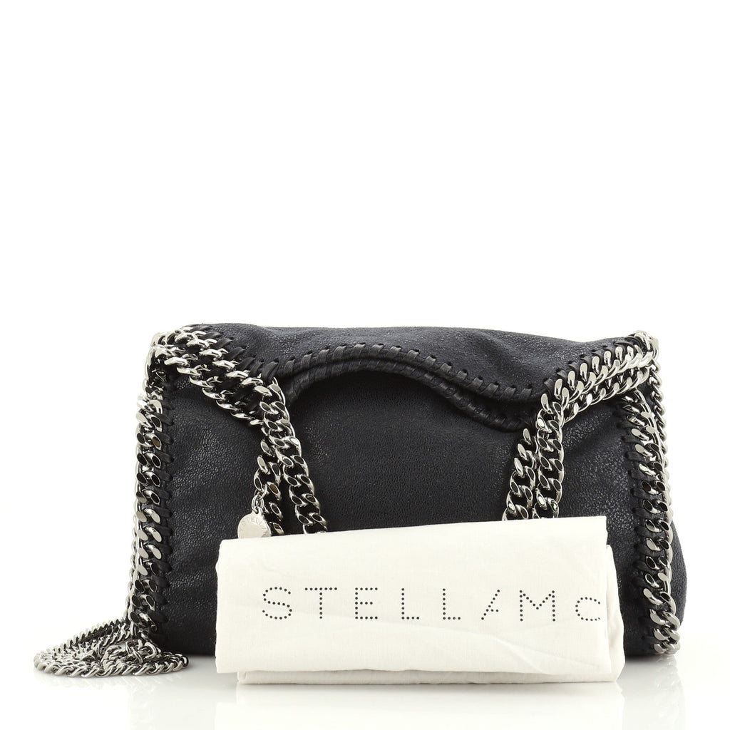 Falabella Fold Over Crossbody Bag Shaggy Deer Mini