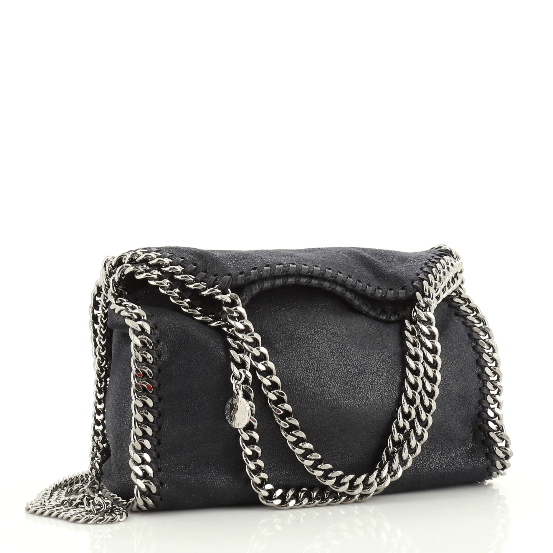 Falabella Fold Over Crossbody Bag Shaggy Deer Mini