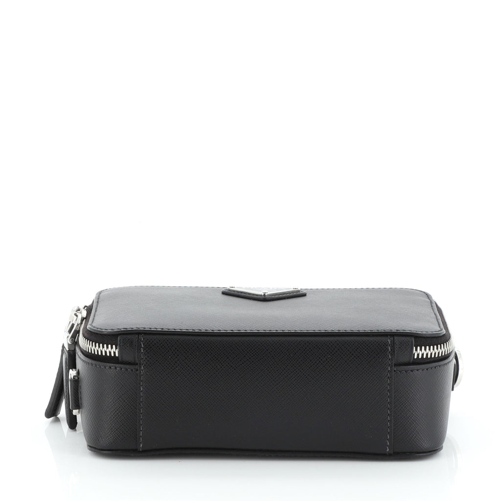 Brique Crossbody Bag Saffiano Leather Mini