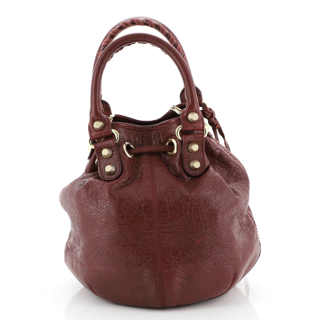 Pom Pon Classic Studs Bag Leather Mini