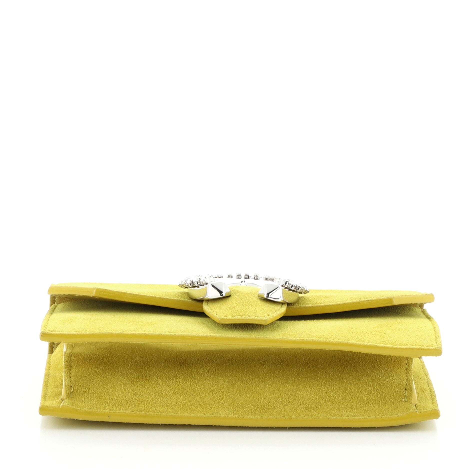 Paris Crossbody Bag Suede with Crystals Mini