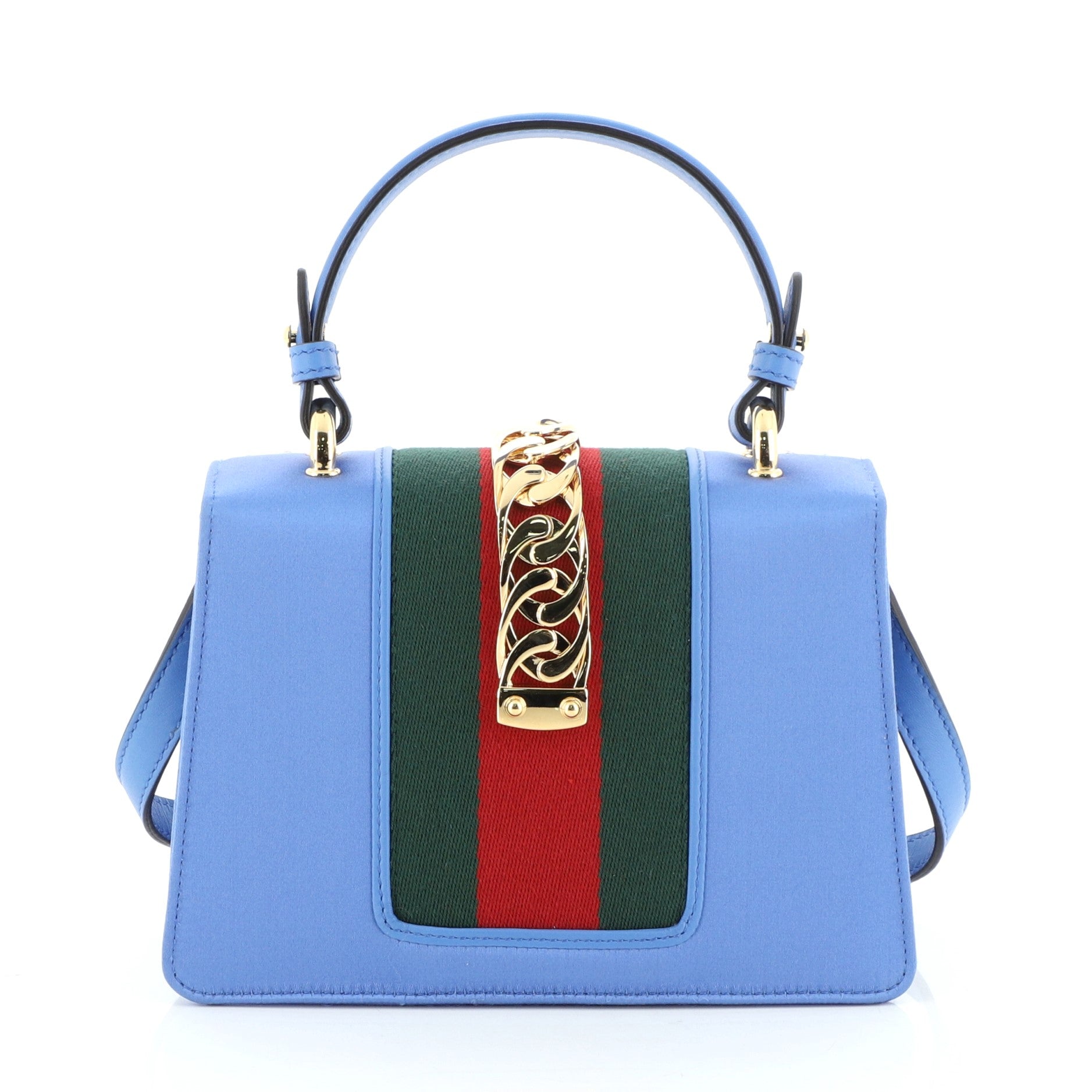 Sylvie Top Handle Bag Crystal Embellished Satin Mini