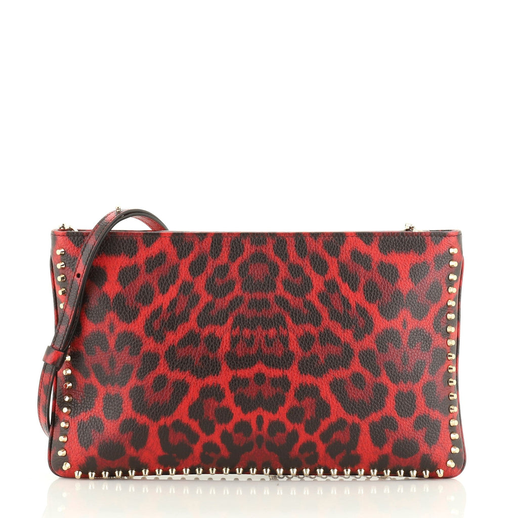 Loubiposh Clutch Printed Leather