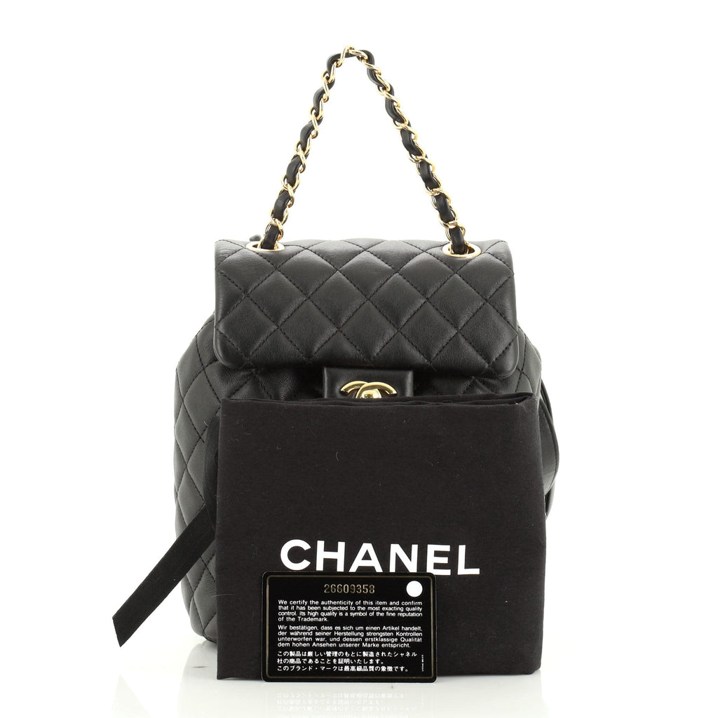 Urban Spirit Backpack Quilted Lambskin Mini