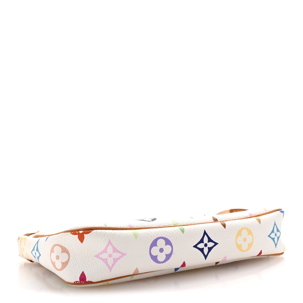 Monogram Multicolor Pochette Accessories White