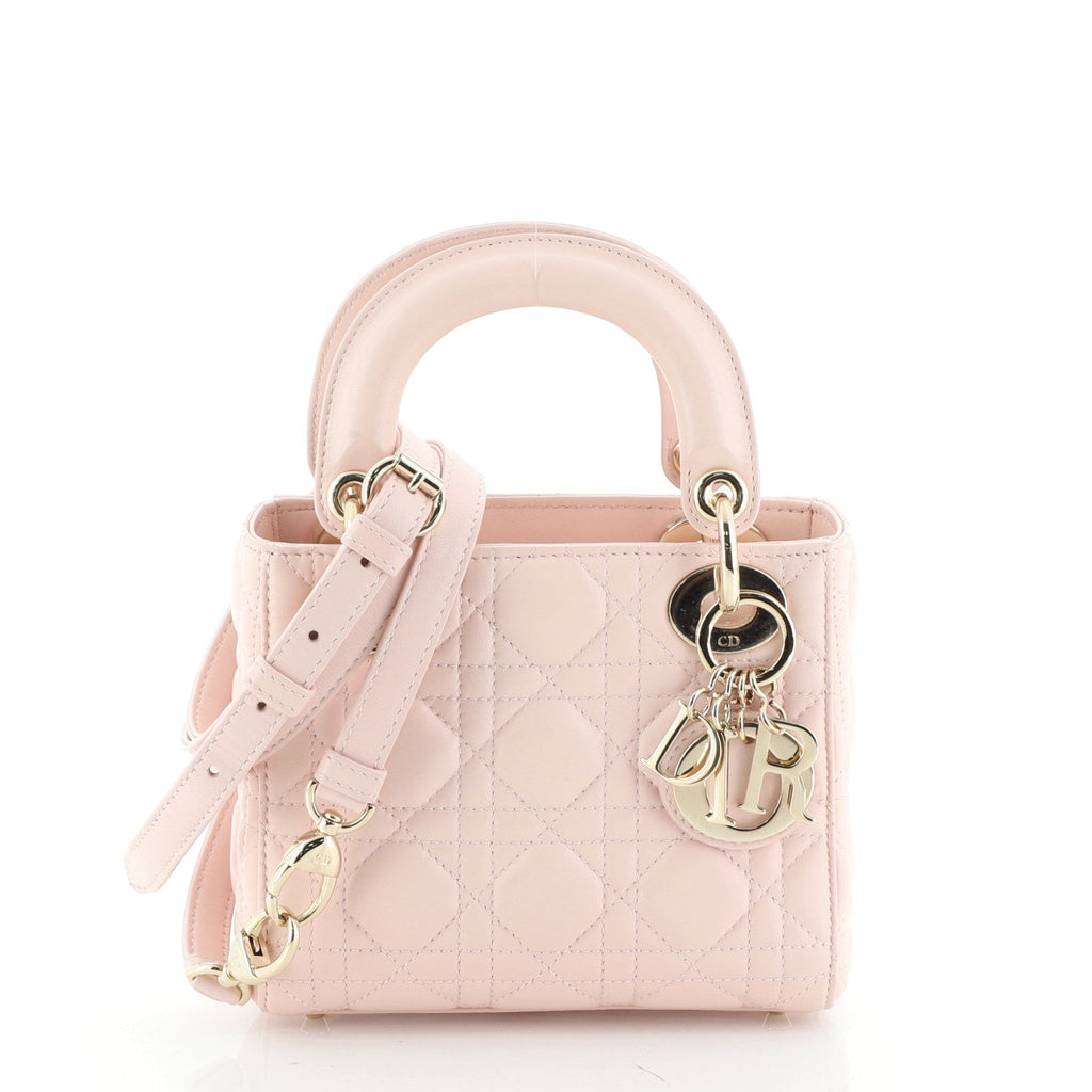 Lady Dior Bag Cannage Quilt Lambskin Mini