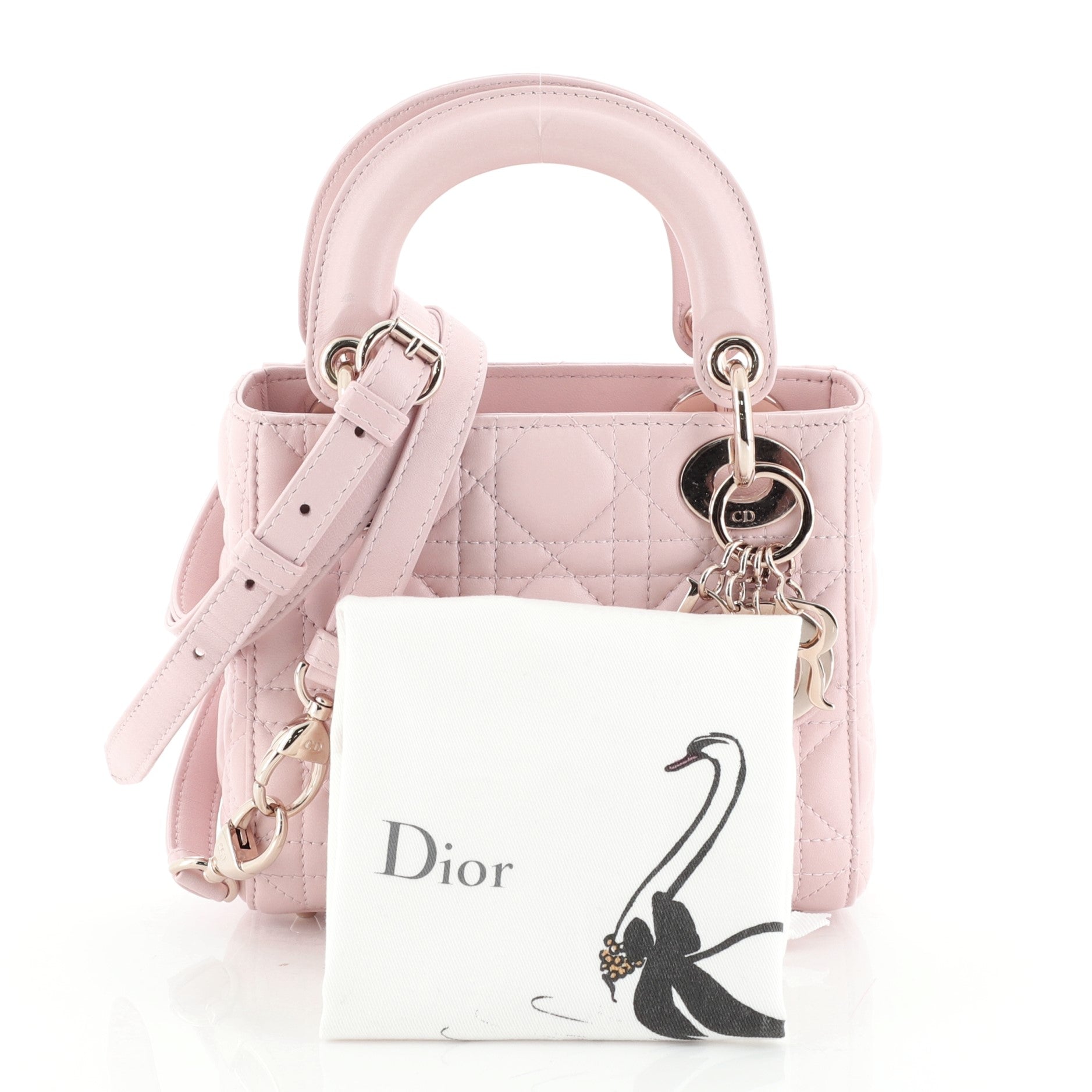 Lady Dior Bag Cannage Quilt Lambskin Mini