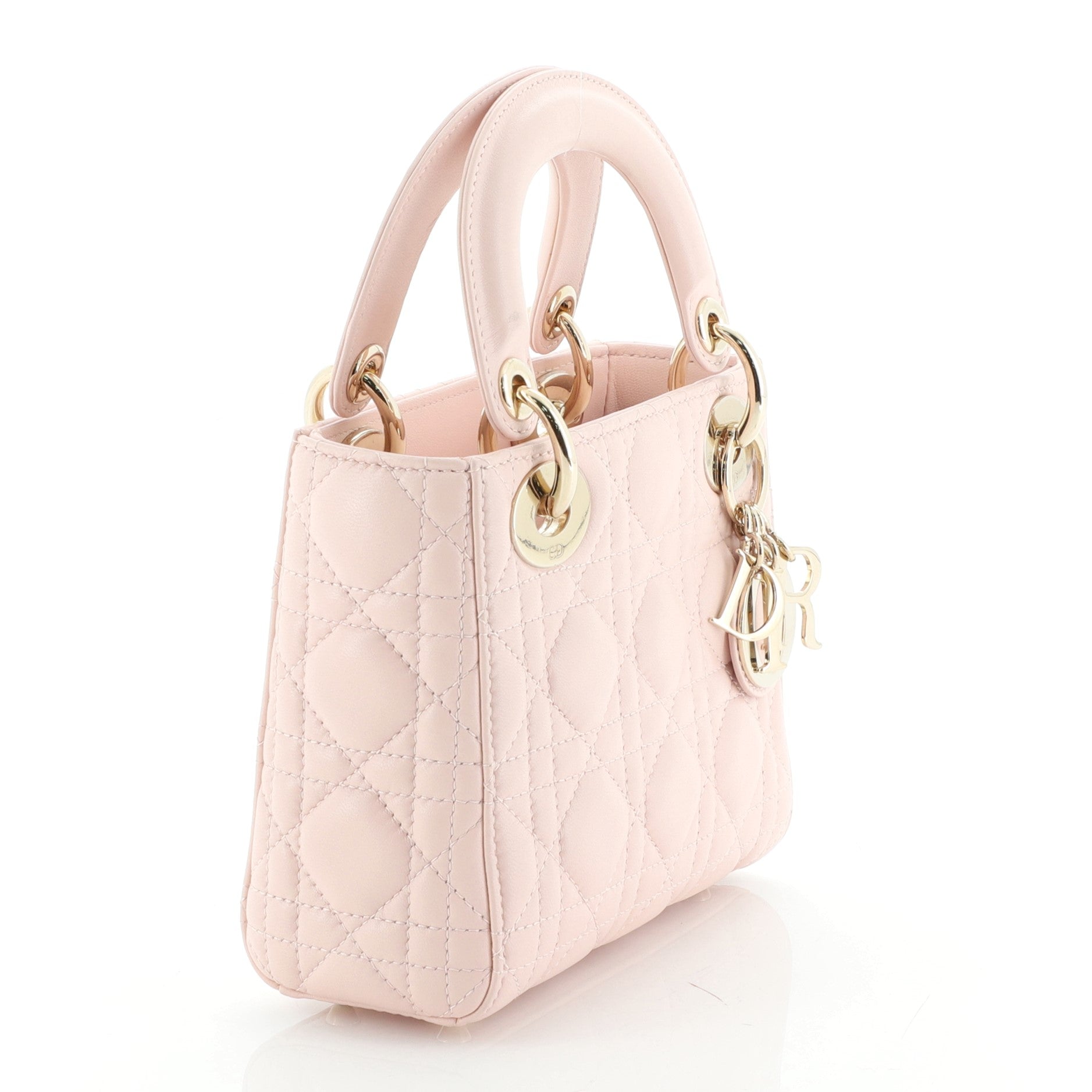 Lady Dior Bag Cannage Quilt Lambskin Mini