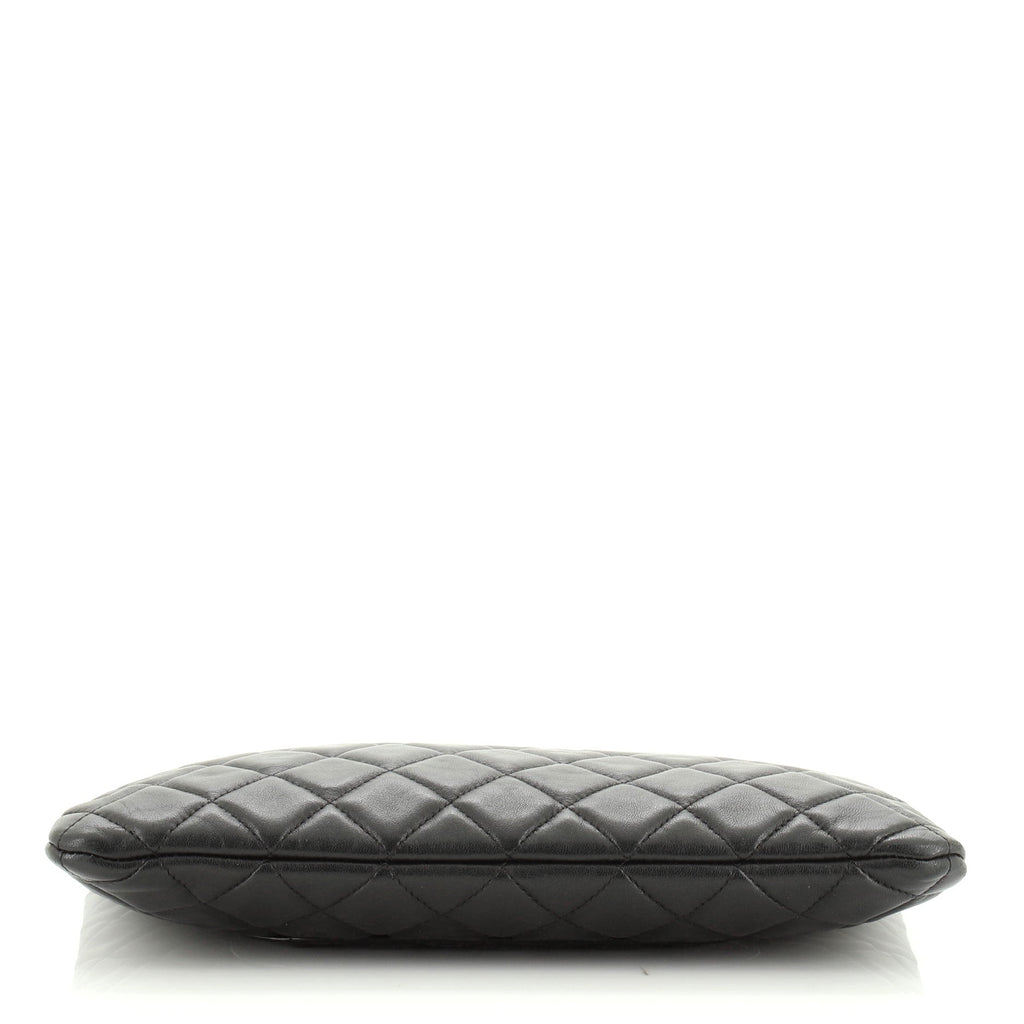 O Case Clutch Quilted Perforated Lambskin Medium