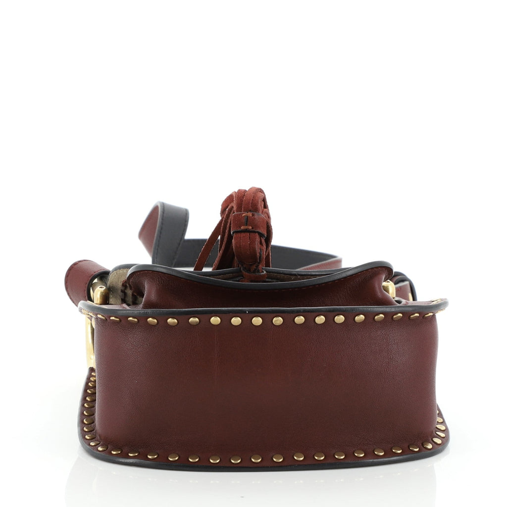 Hudson Handbag Whipstitch Leather Mini