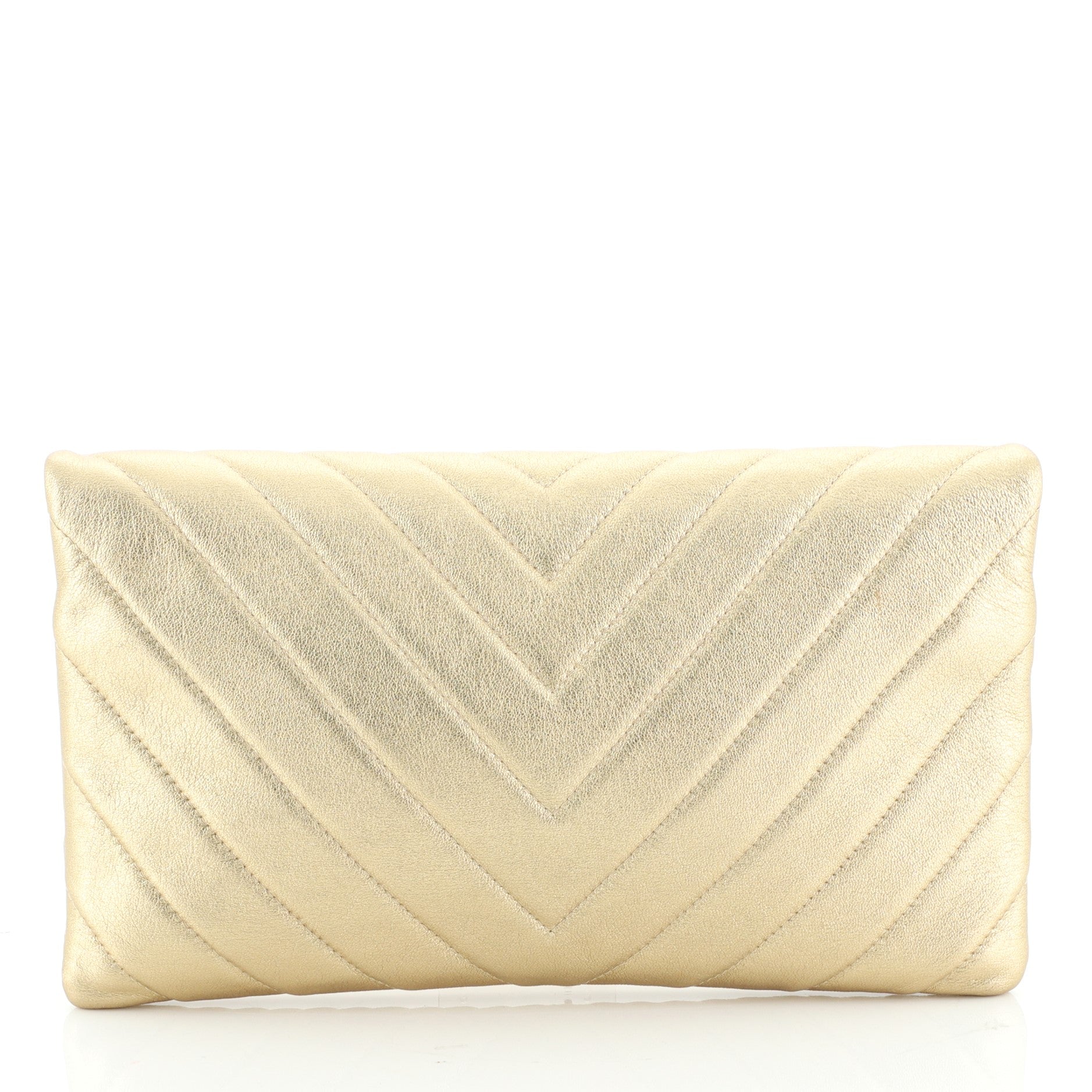 Beauty CC Clutch Chevron Calfskin