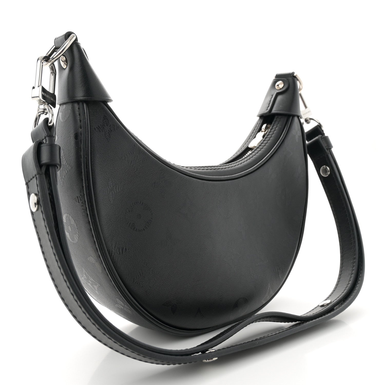 Calfskin Monogram Loop H27 Black