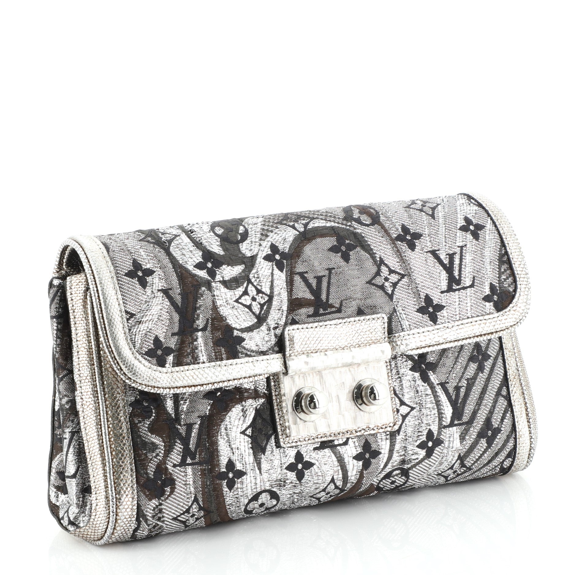 Thalie Clutch Brocade Monogram