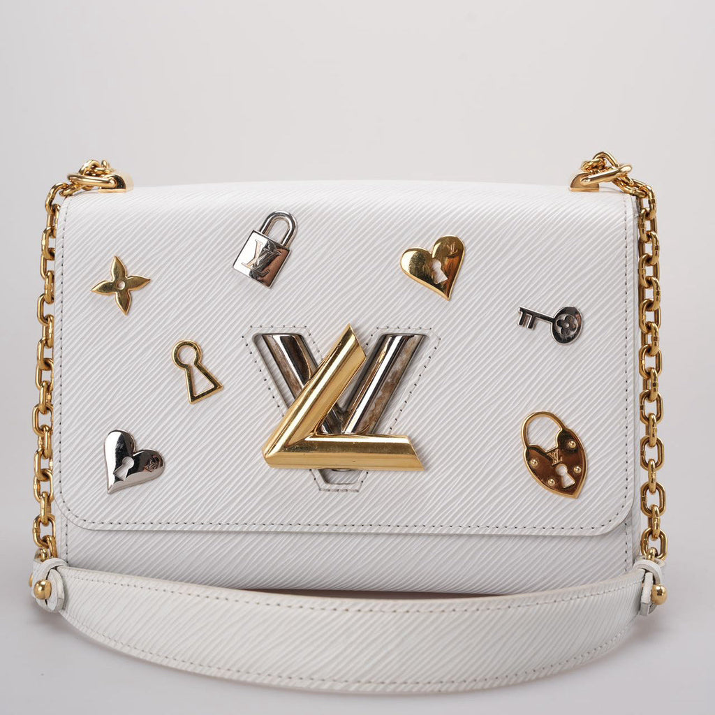 Louis Vuitton White Epi Leather Twist MM from the 2018 Collection