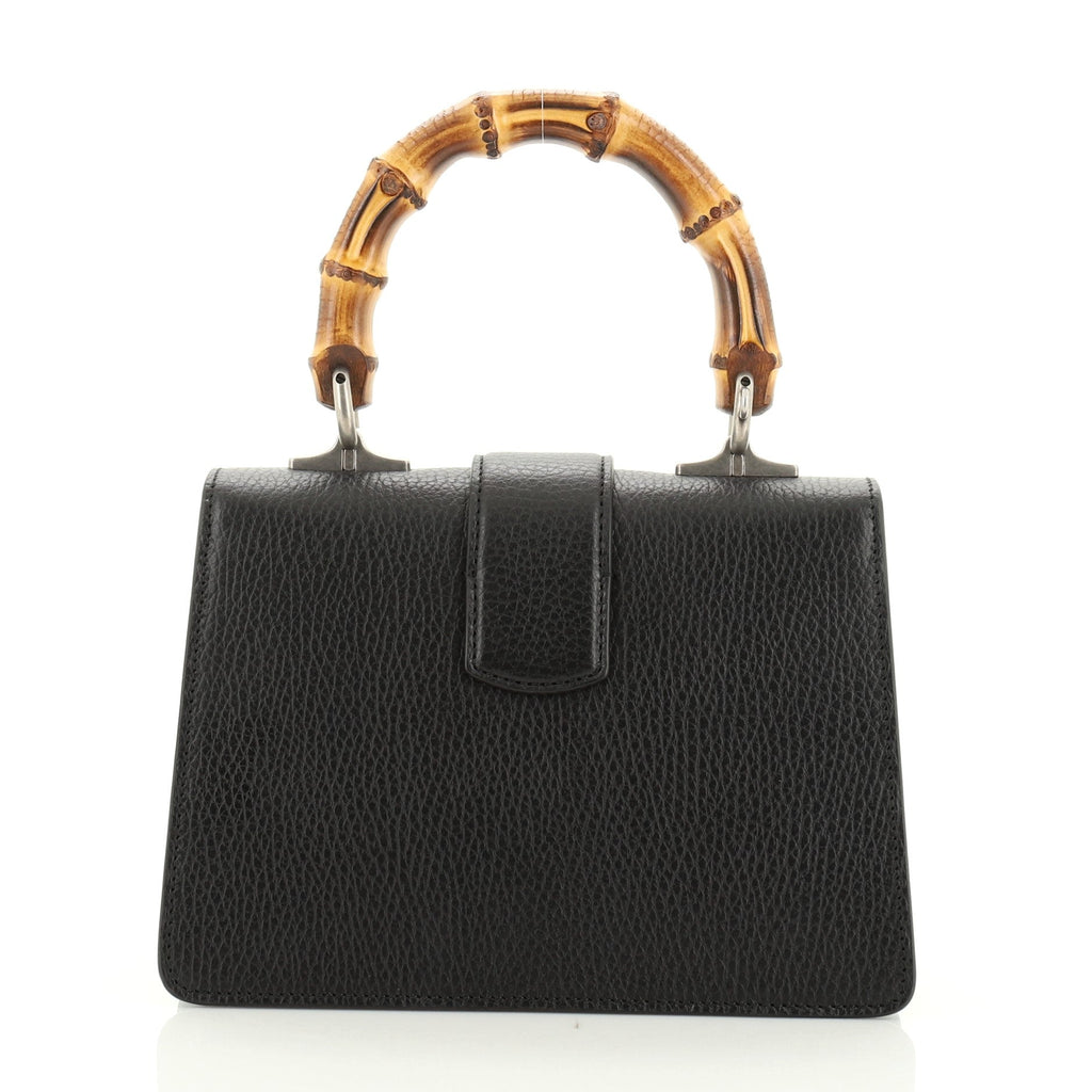 Dionysus Bamboo Top Handle Bag Leather Mini