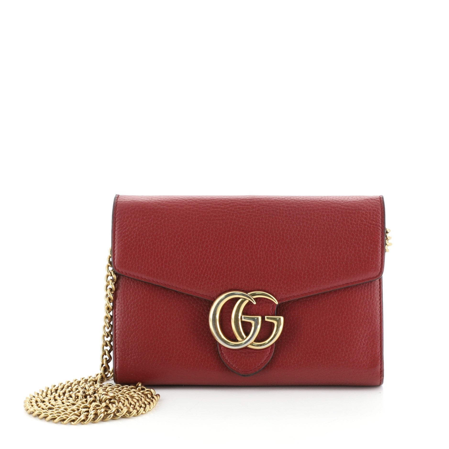 GG Marmont Chain Wallet Leather Mini