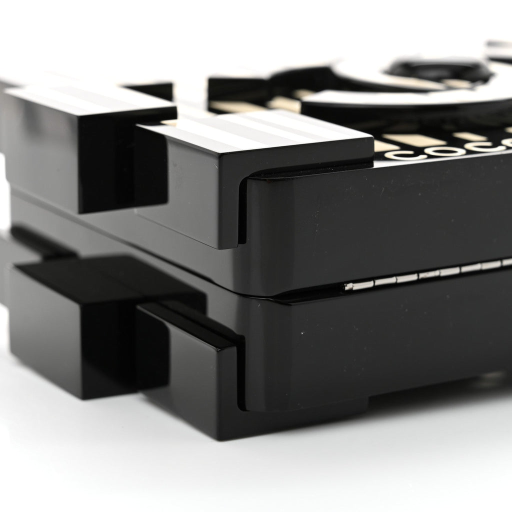 Plexiglass Barcode Boy Brick Lego Clutch Black