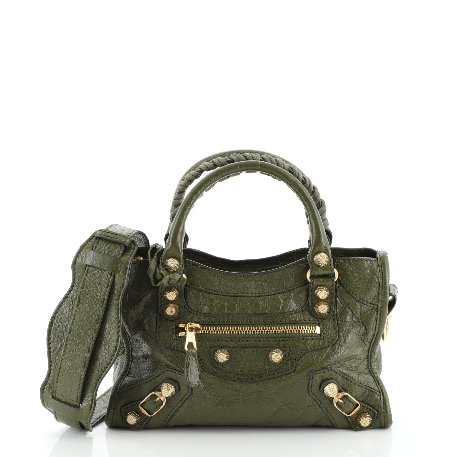City Giant Studs Bag Leather Mini