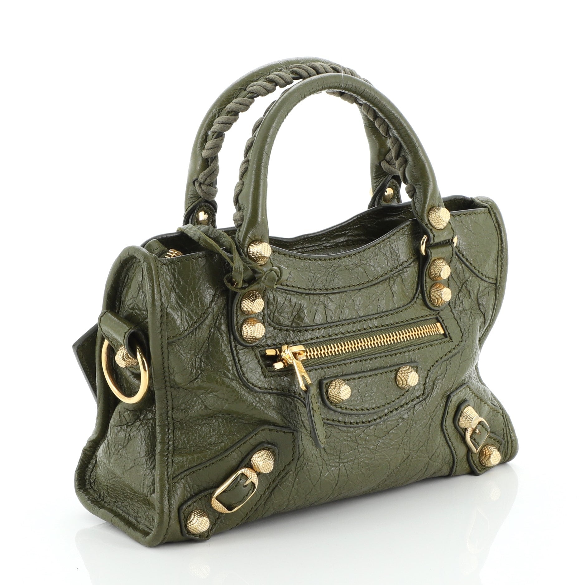 City Giant Studs Bag Leather Mini
