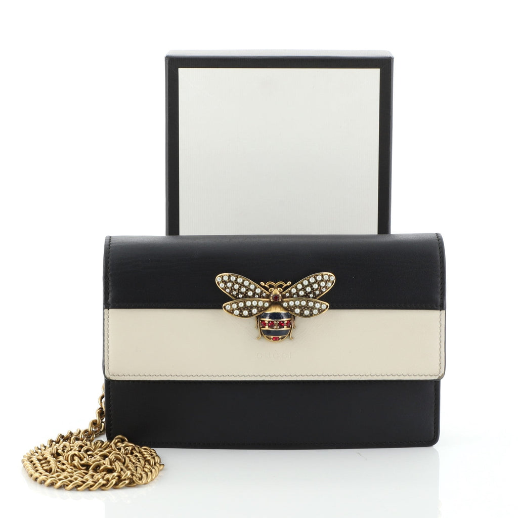 Queen Margaret Chain Wallet Leather Mini