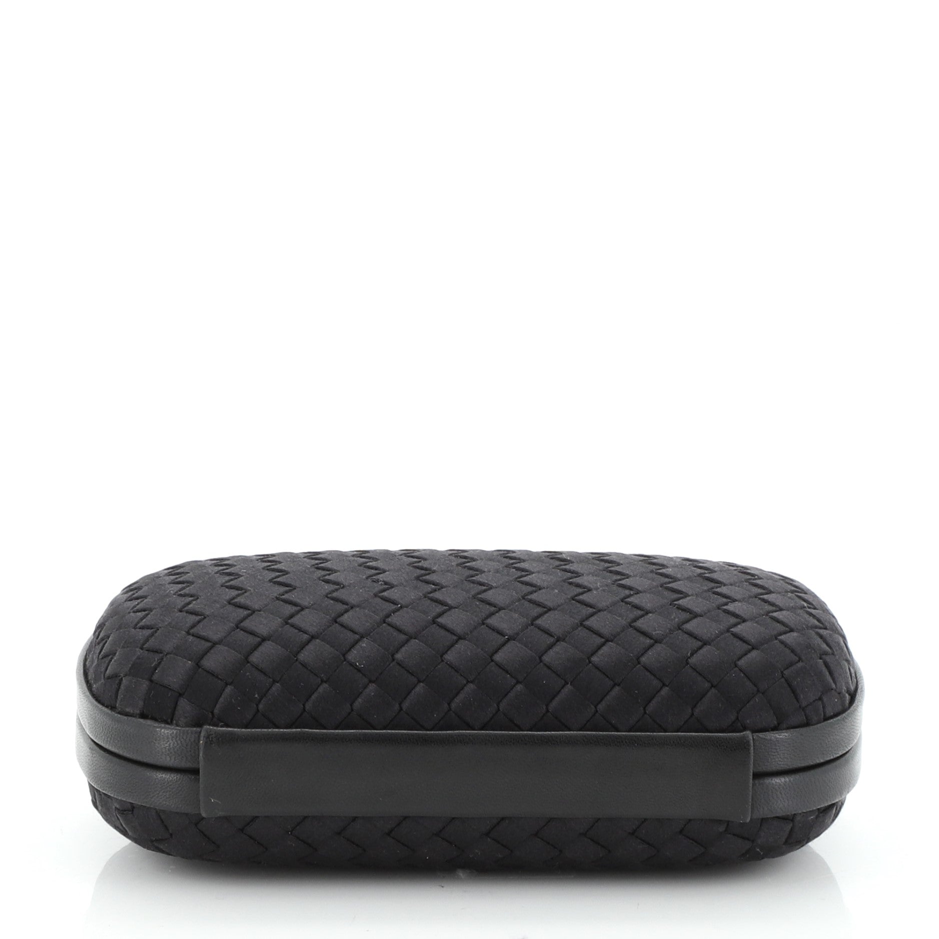Box Knot Clutch Intrecciato Satin Small