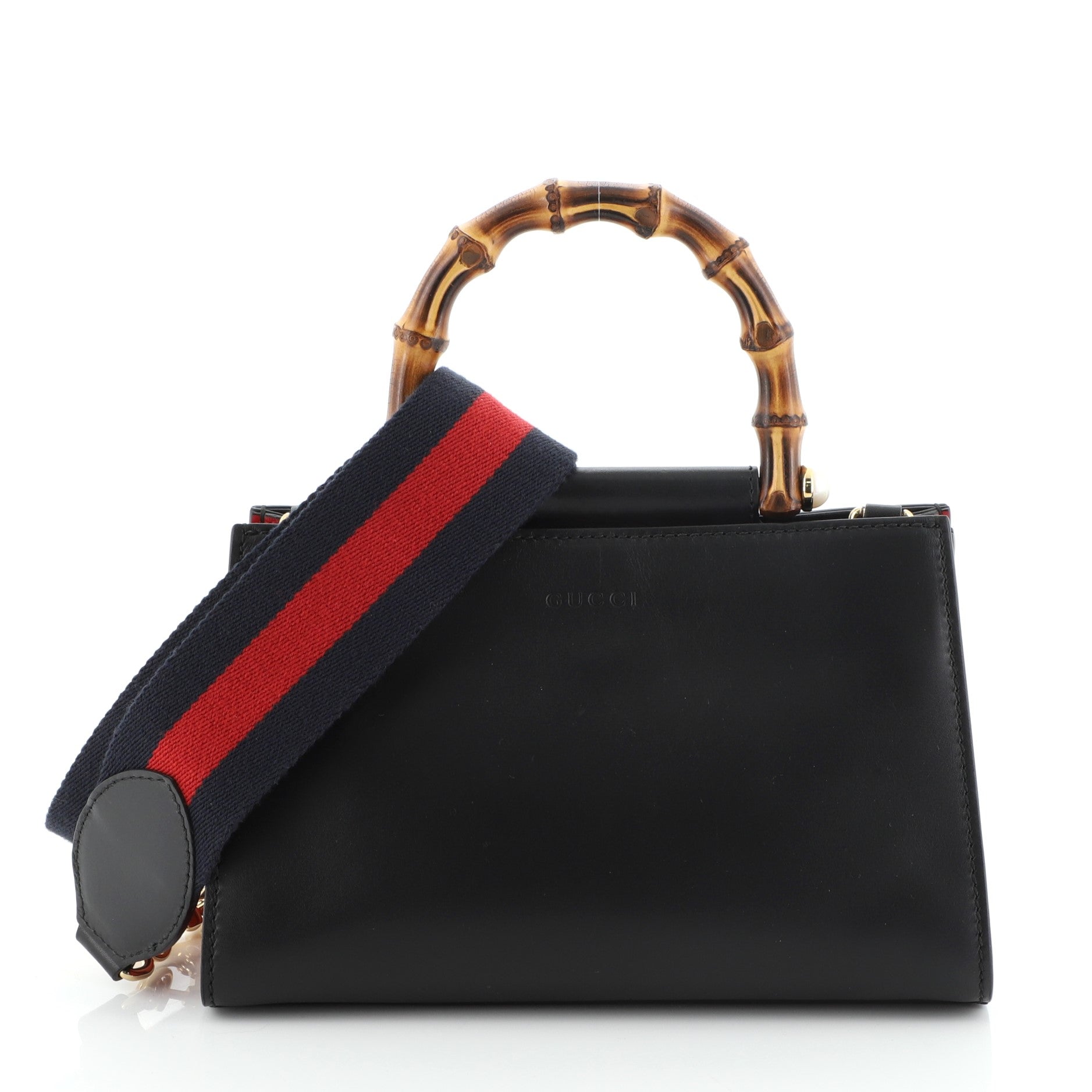 Nymphaea Top Handle Bag Leather Mini