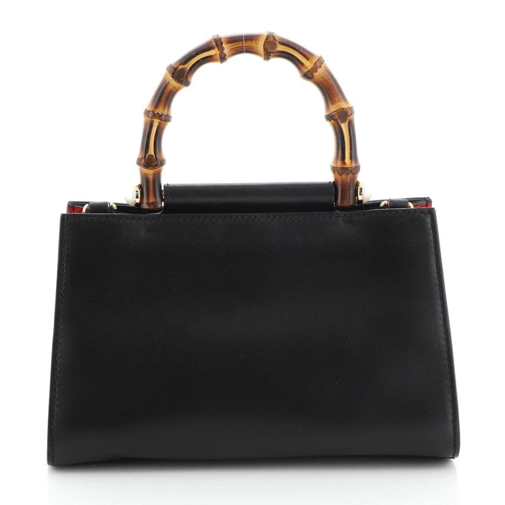 Nymphaea Top Handle Bag Leather Mini