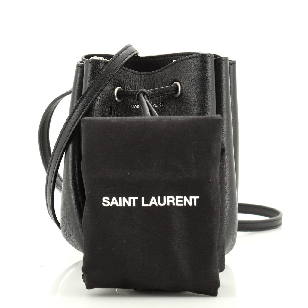 Monogram Bourse Bucket Bag Embellished Leather Mini