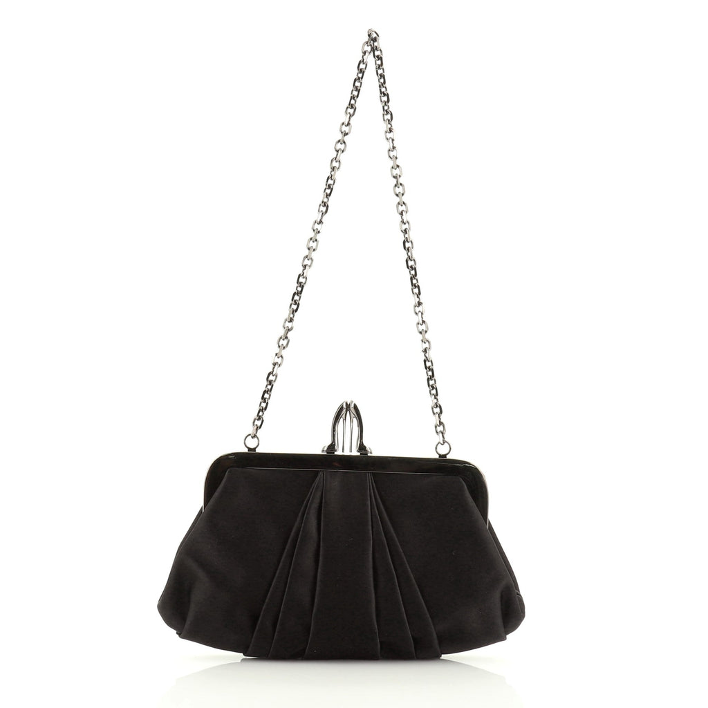 Loubinight Frame Clutch Satin
