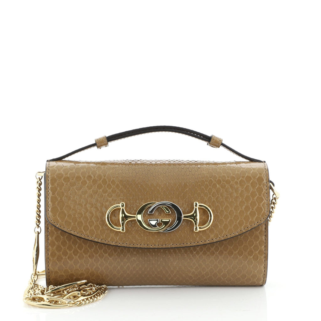 Zumi Shoulder Bag Python Mini