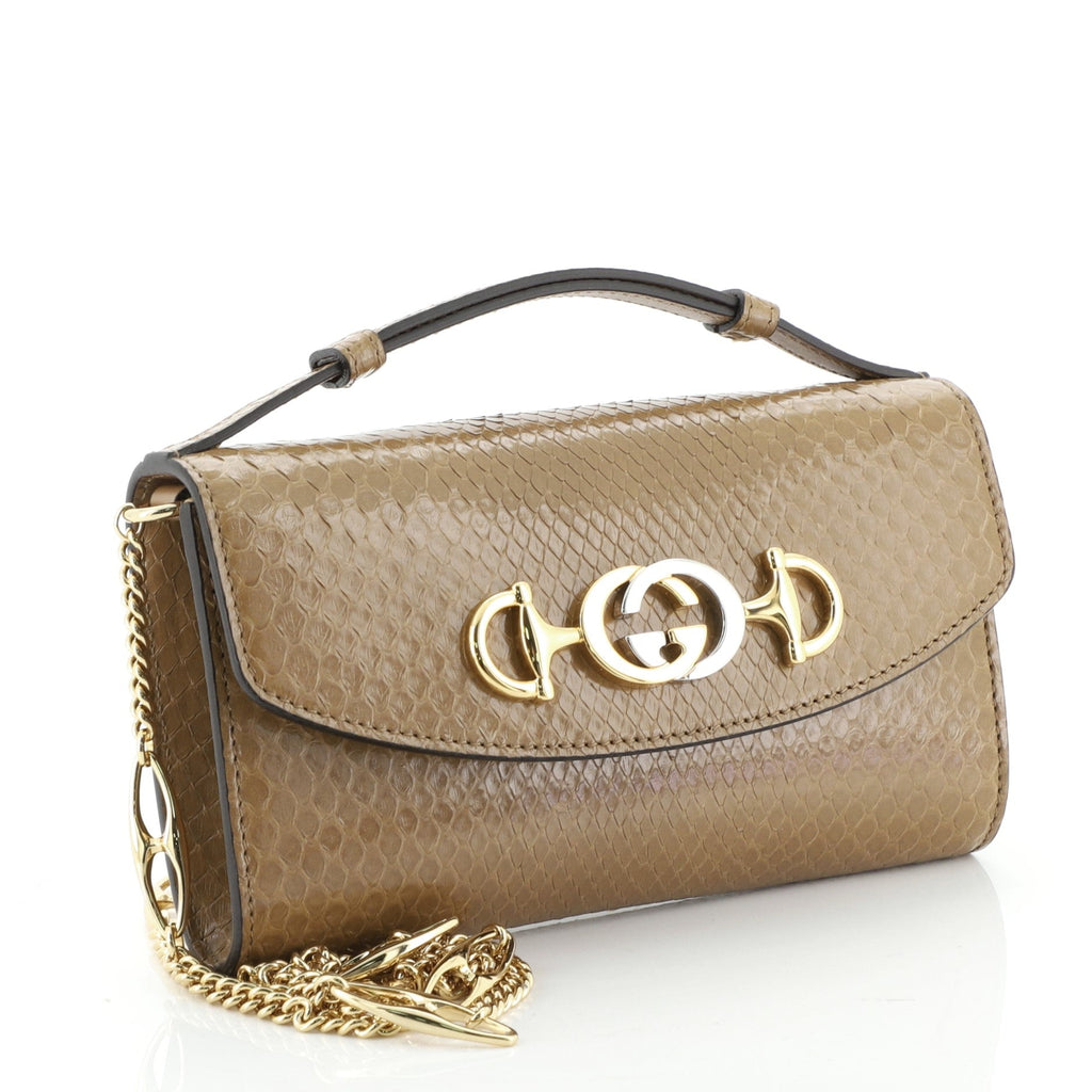 Zumi Shoulder Bag Python Mini