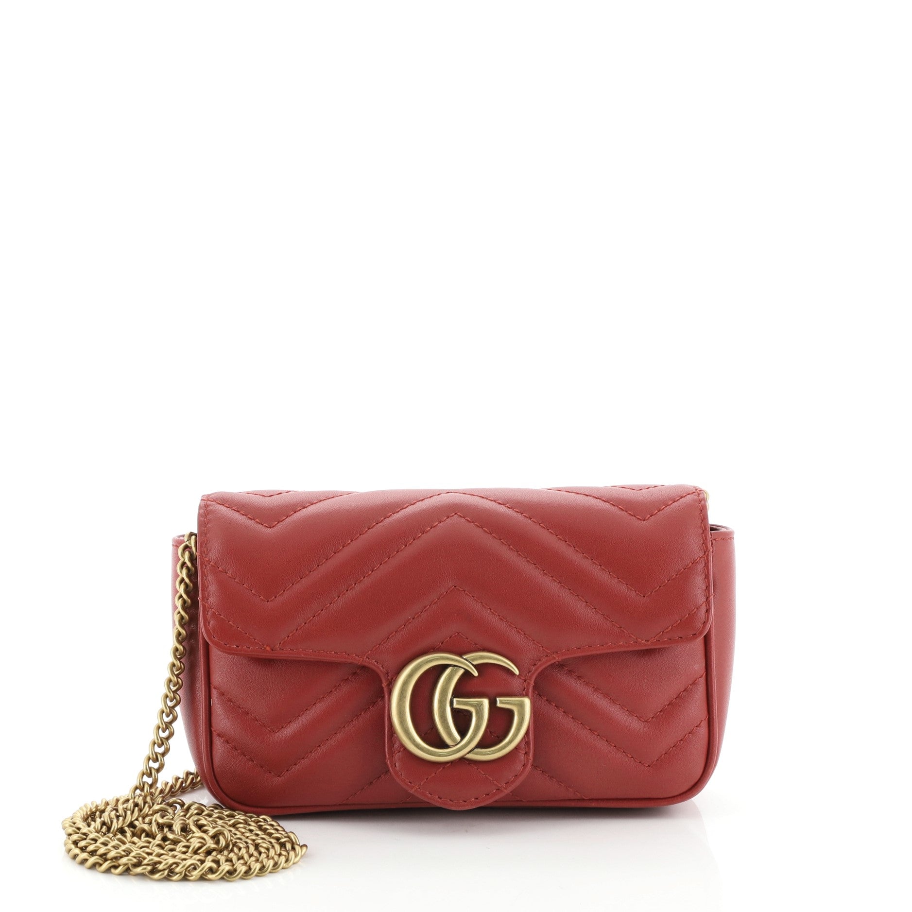GG Marmont Flap Bag Matelasse Leather Mini