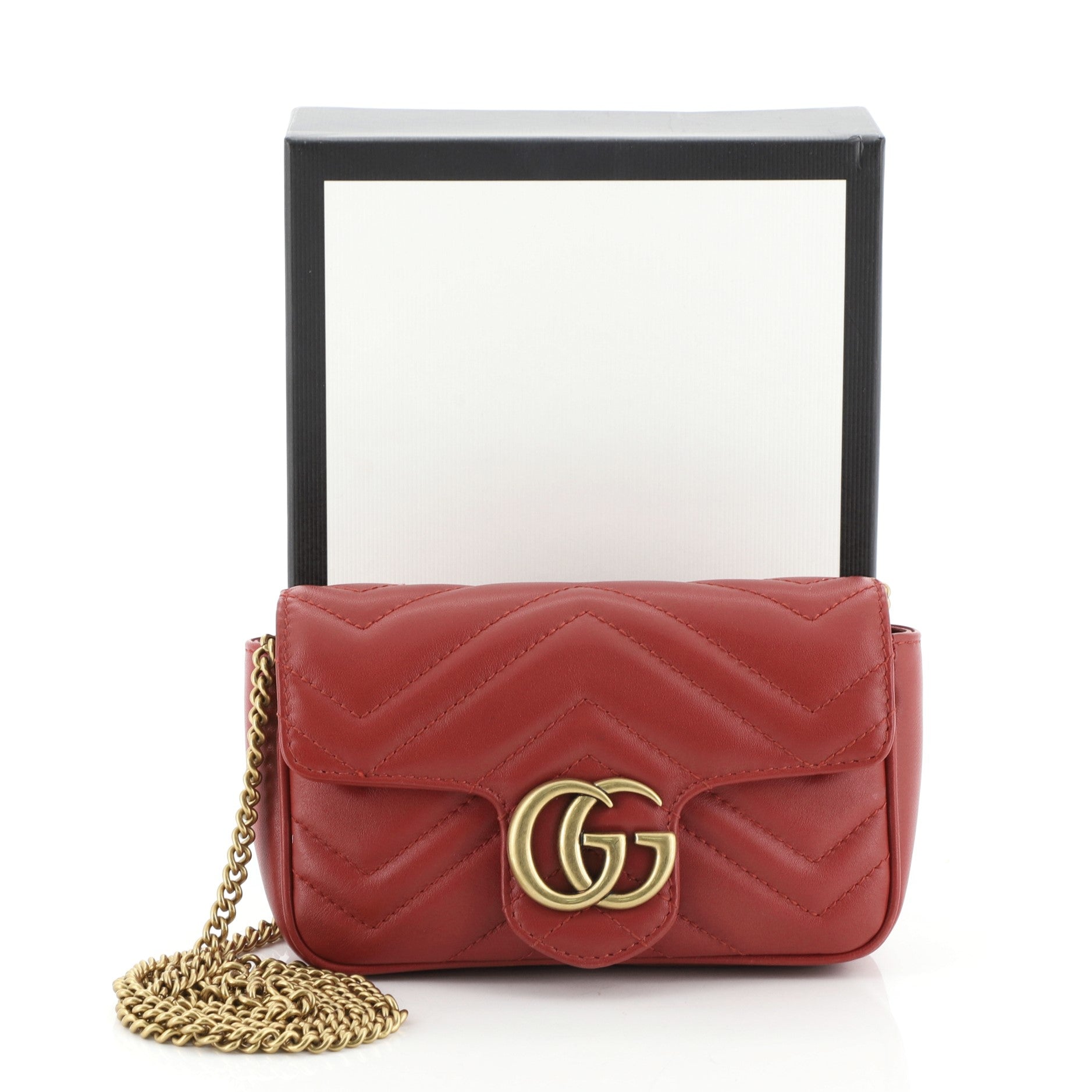 GG Marmont Flap Bag Matelasse Leather Mini
