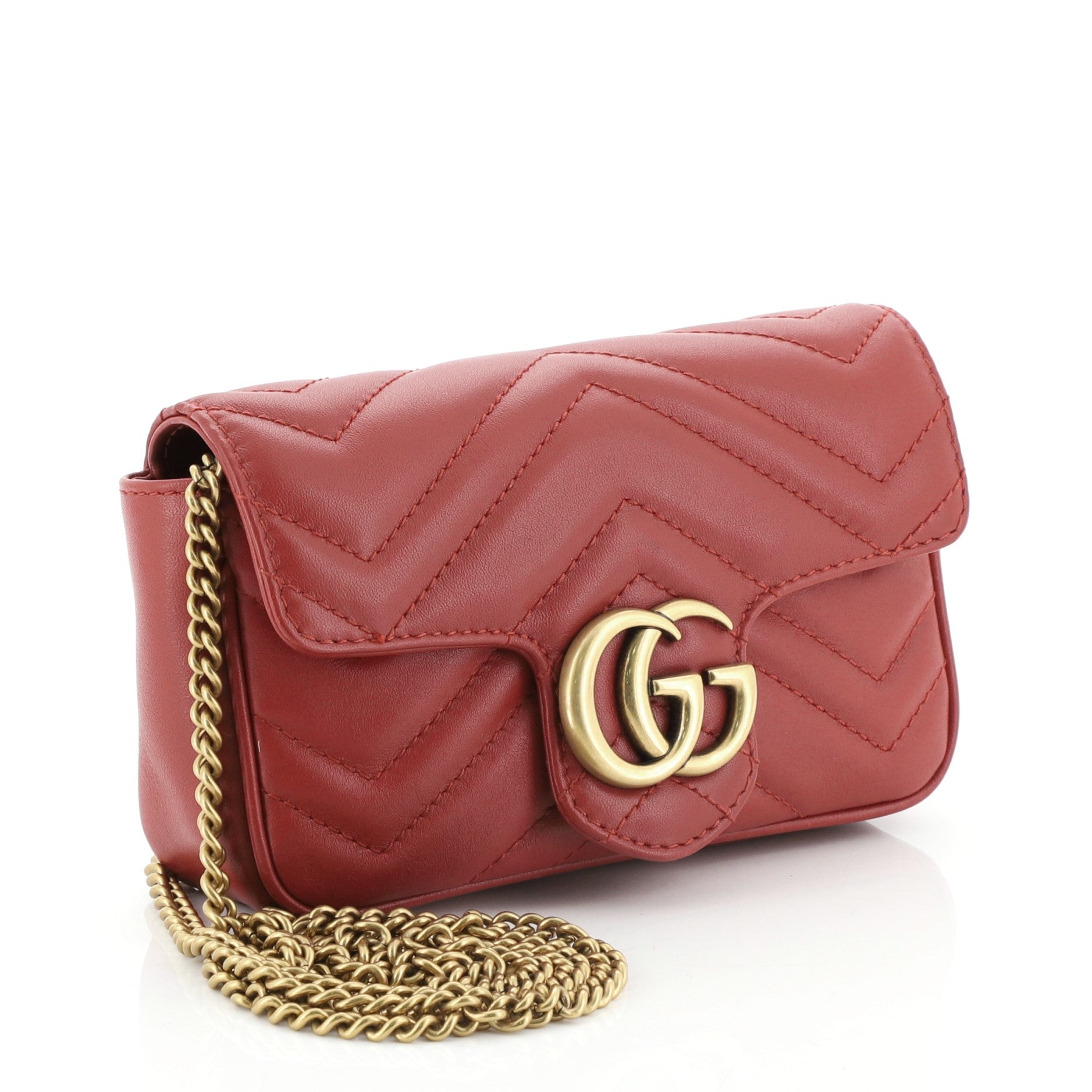 GG Marmont Flap Bag Matelasse Leather Mini