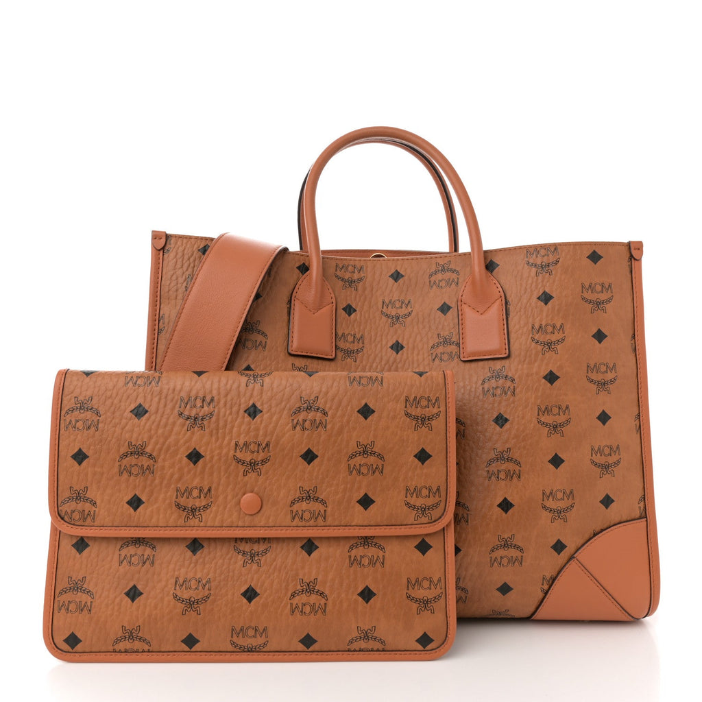 Visetos Large Munchen Tote Cognac