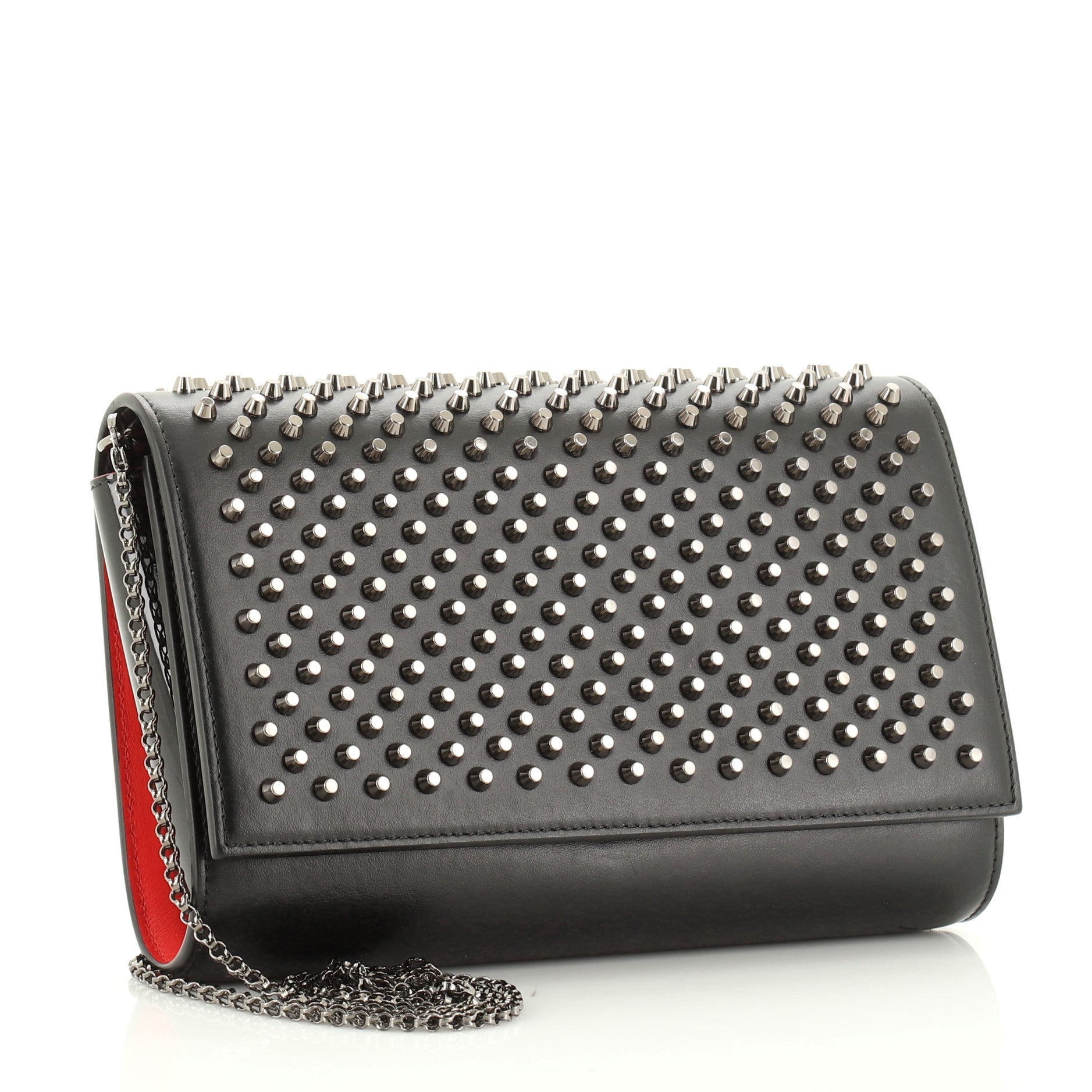 Paloma Clutch Spiked Leather