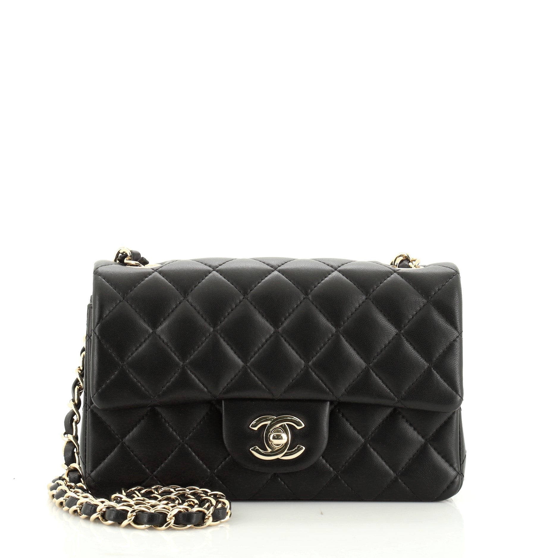 Classic Single Flap Bag Quilted Lambskin Mini