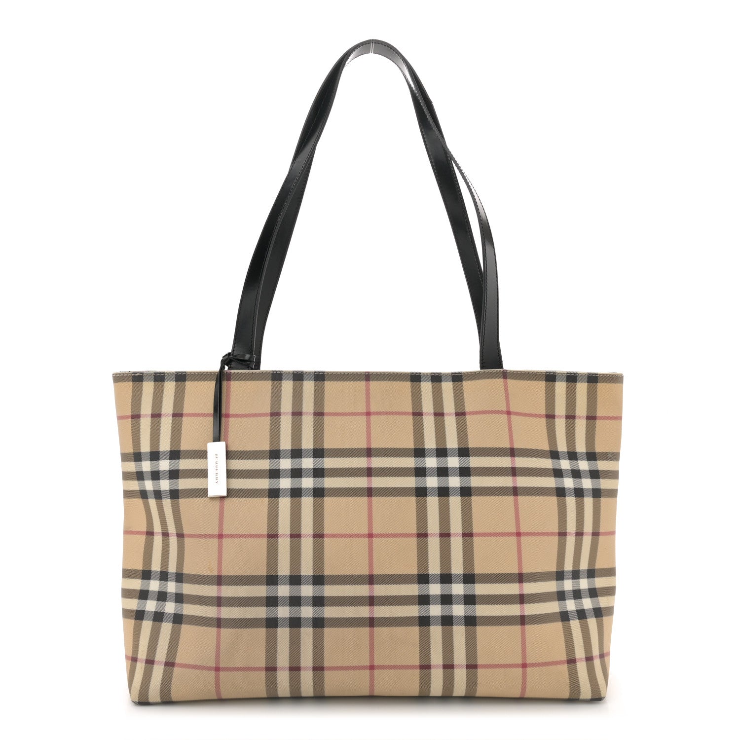 Vintage Check Tote Black
