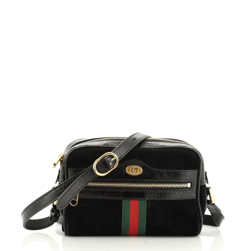 Ophidia Shoulder Bag Suede Mini