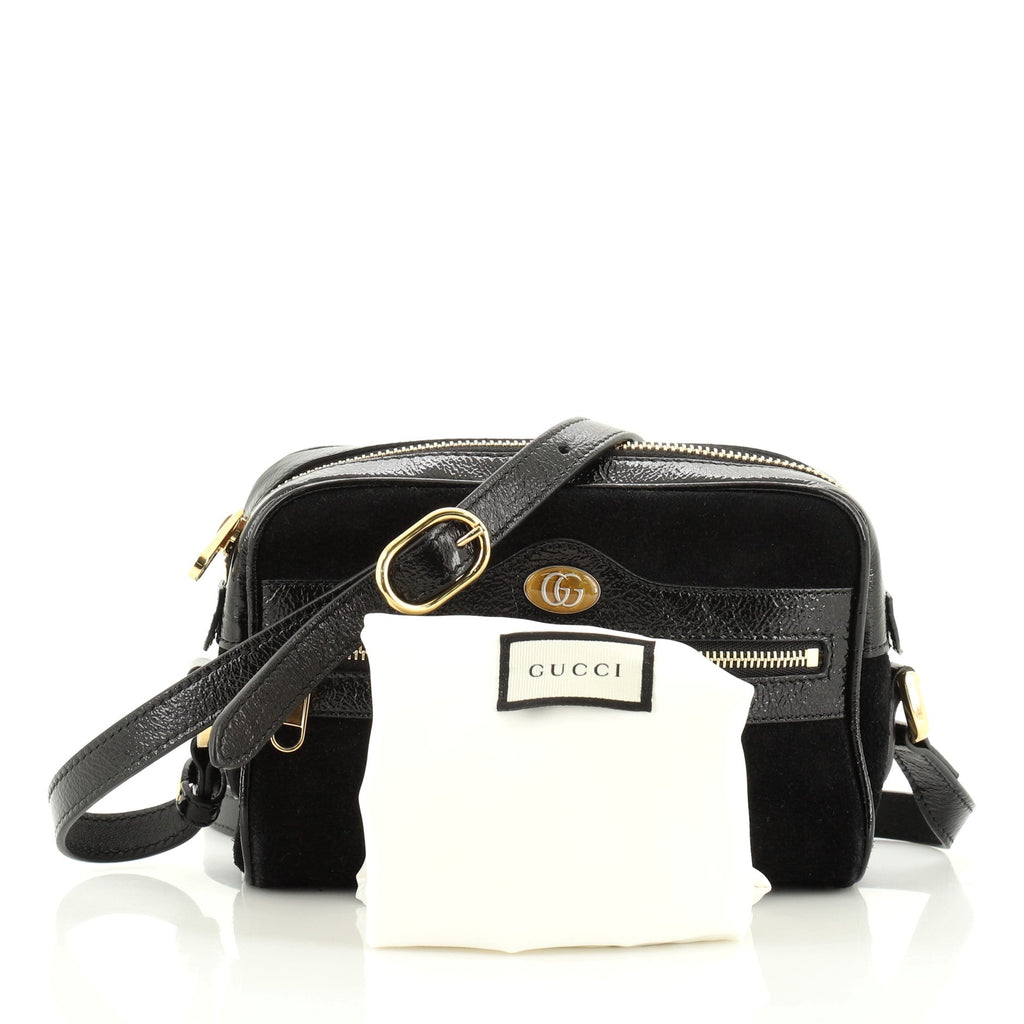 Ophidia Shoulder Bag Suede Mini