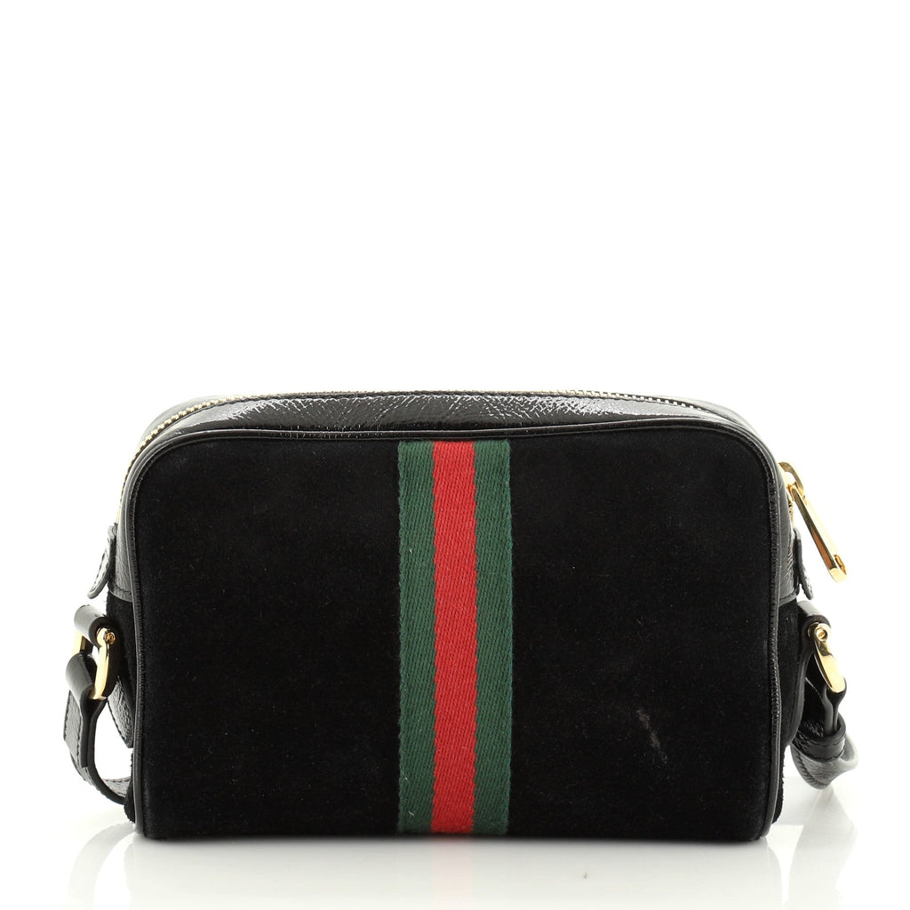 Ophidia Shoulder Bag Suede Mini