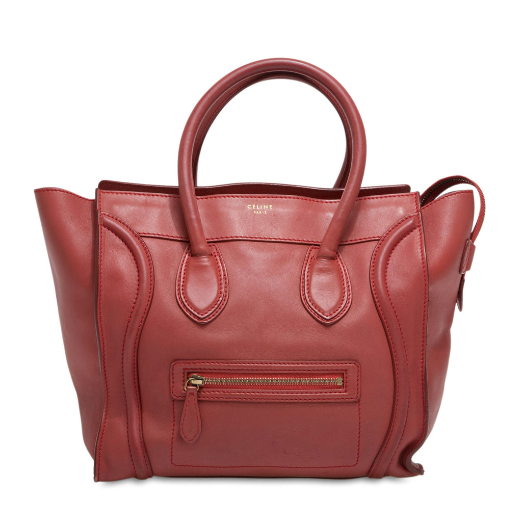 Luggage Handbag Smooth Leather Mini