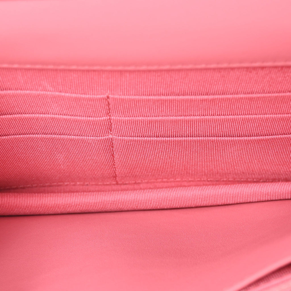 Snakeskin Wallet On Chain WOC Pink