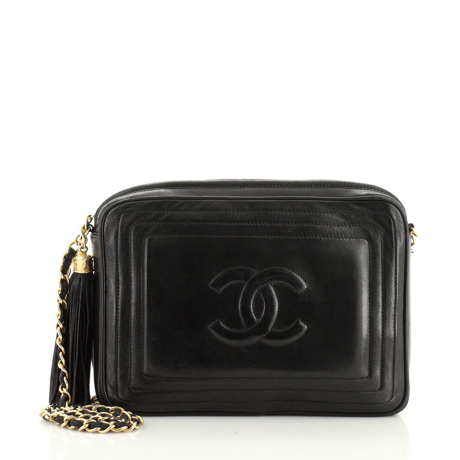 Vintage Timeless Camera Tassel Bag Lambskin Mini