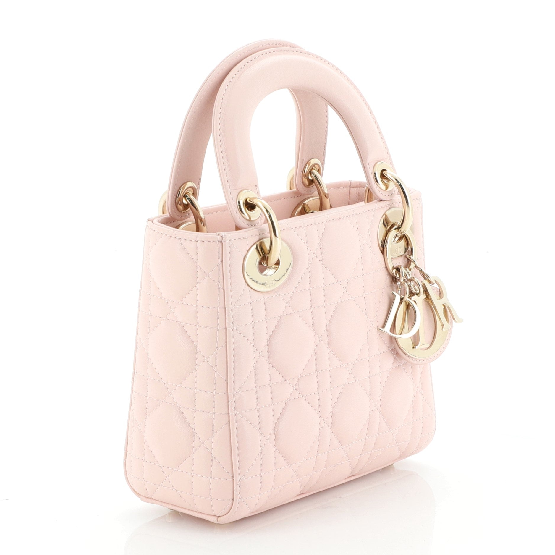 Lady Dior Bag Cannage Quilt Lambskin Mini