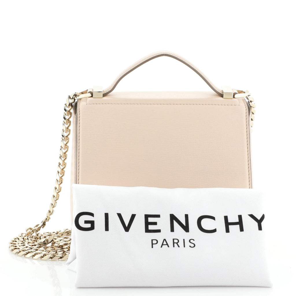 Chain Pandora Box Bag Leather Mini