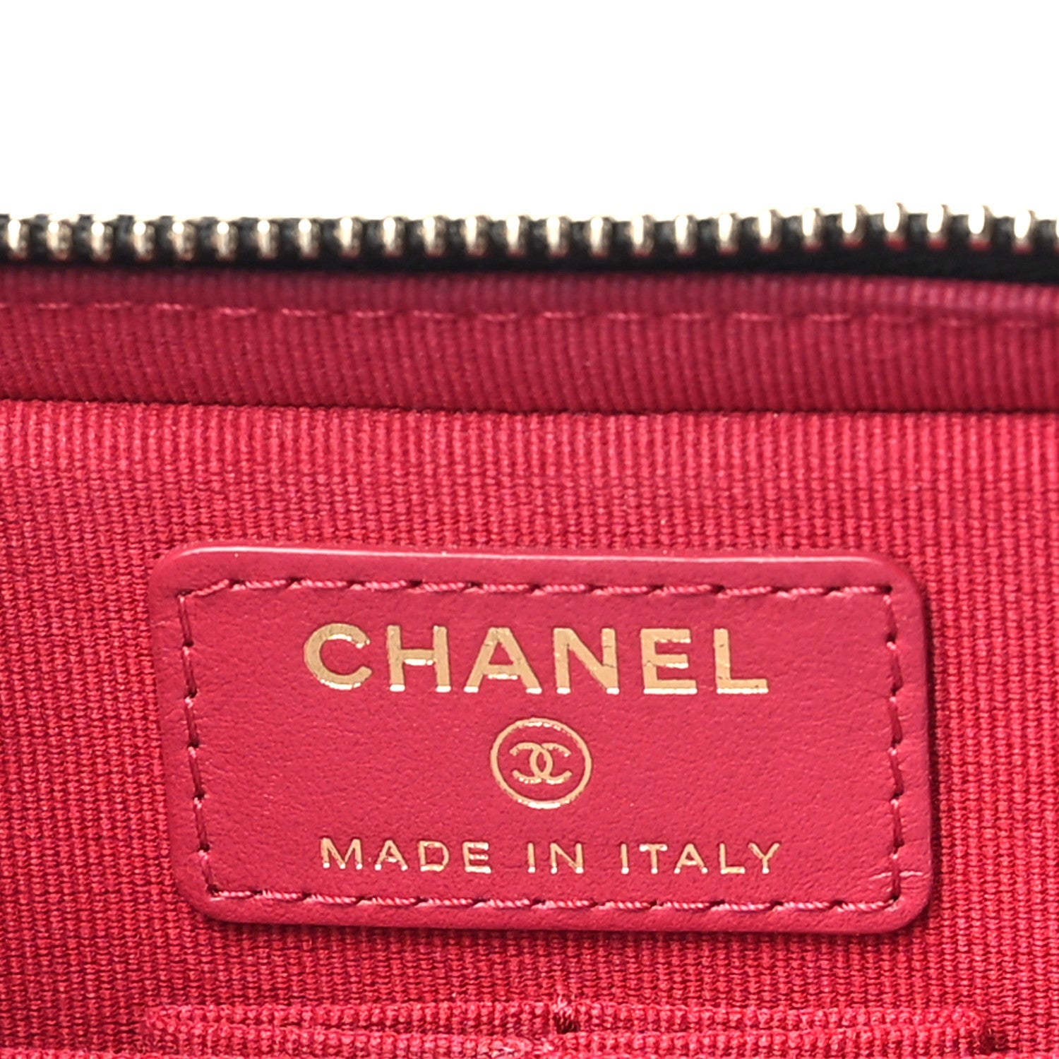 Lambskin Quilted Chanel 19 Camera Crossbody Case Black