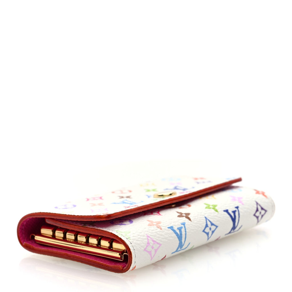 LV X TM Monogram Multicolor 6 Key Multicles Holder White