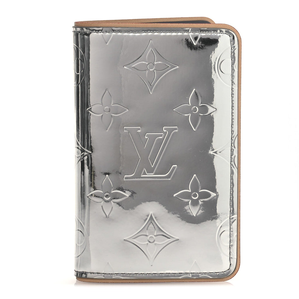 Monogram Mirror Slender Pocket Organizer