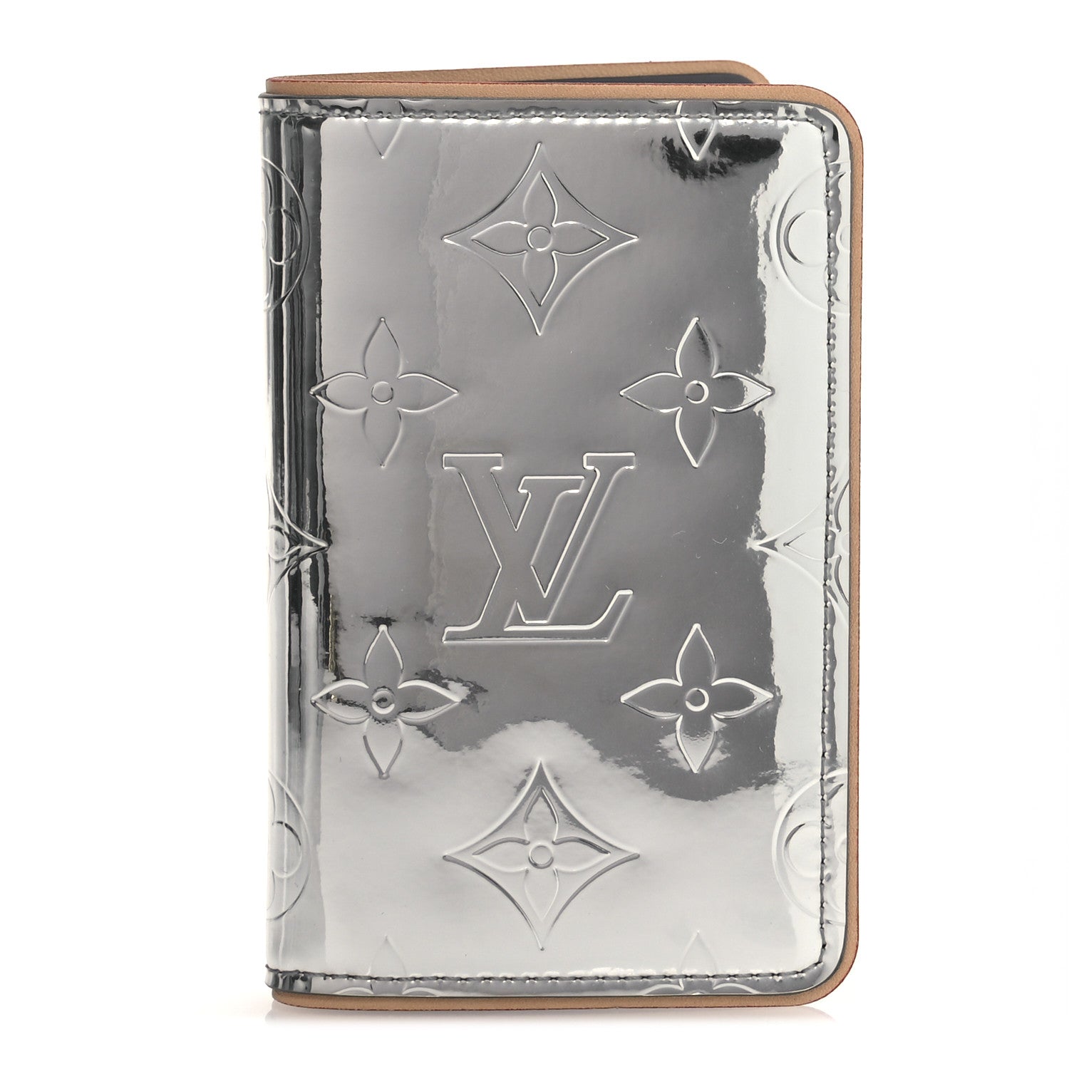 Monogram Mirror Slender Pocket Organizer